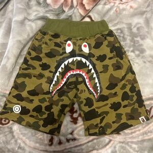 BAPE 1st Camo Shark Sweat Shorts